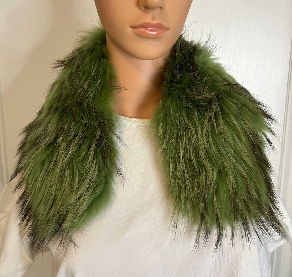 Artisan Furrier - Green - Fox Fur Collar - Sciarpa #3.2