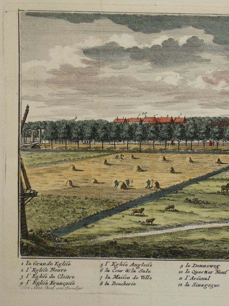 Netherlands - Den Haag; A. vander Laan / Anna beek - Vuë et Perspective de la Haye - 1681-1700 #1.0