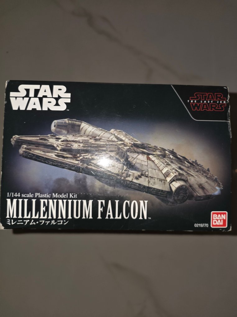 萬代 - 小雕像 - Starwars Millenium Falcon 1/144 scale plastic model kit (Bandai) - 塑料 #4.3