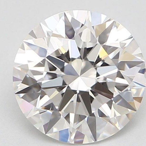 1 pcs Gyémánt (Természetes) - 0.85 ct - Kerek - F - VVS1 - Amerikai Gemmológiai Intézet (GIA) #1.0