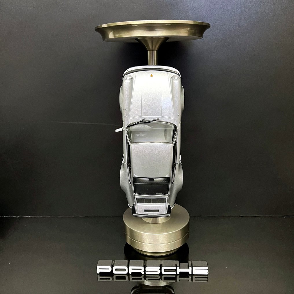 Wireless Table Lamp - Porsche - 911 Turbo 3.0 1974 Silver #1.0