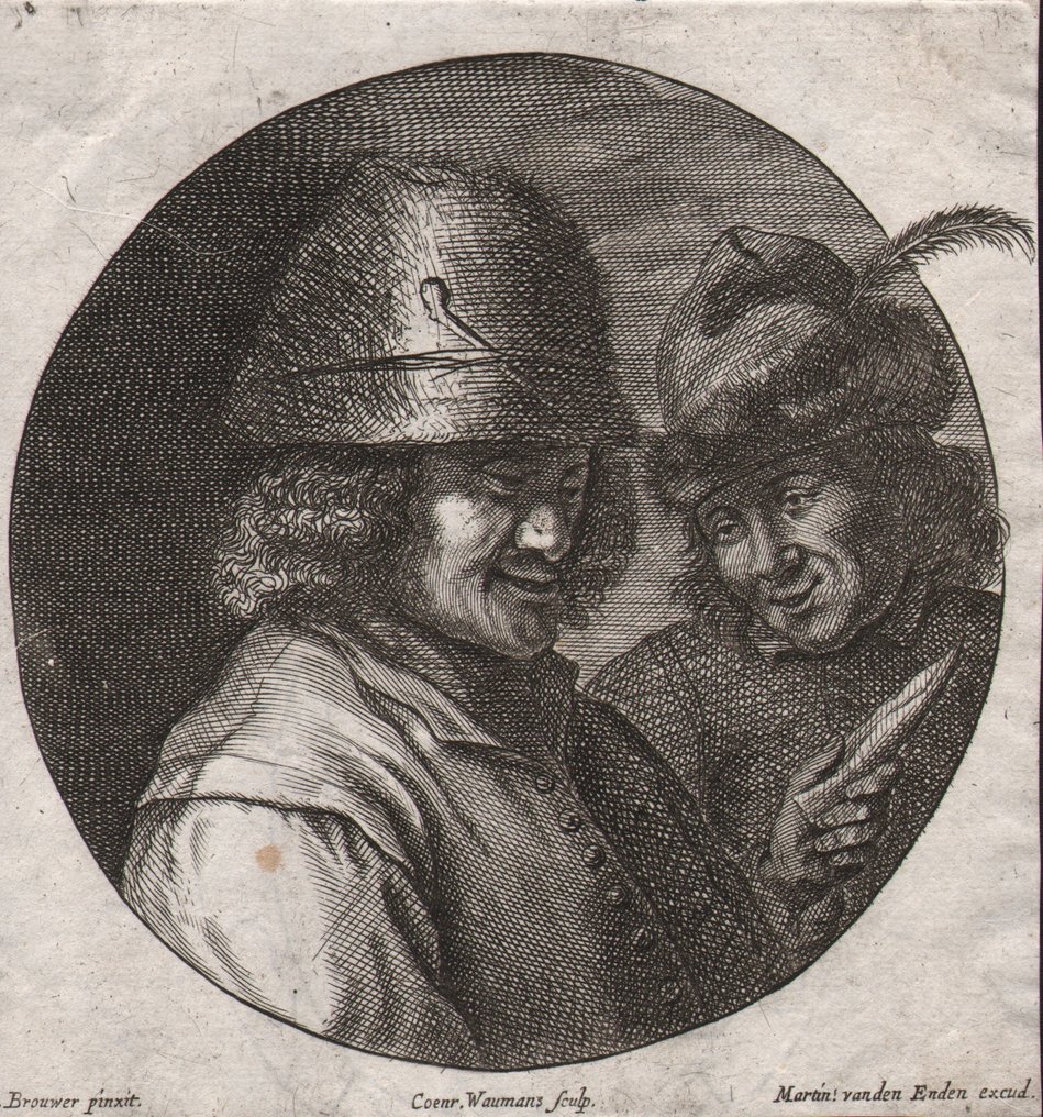 Conraad Woumans (1619-1675), Adriaen Brouwer (1605-1638) - Singing peasants #4.3