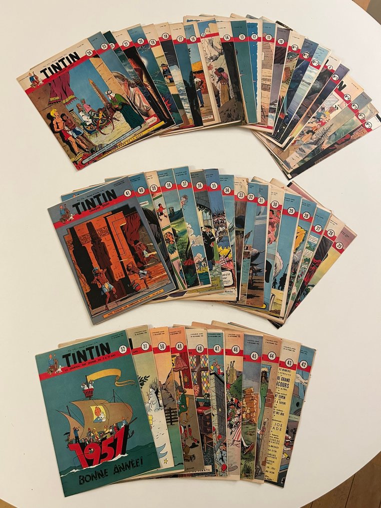 Tintin (magazine) - Année 1950 complète - 52 Magazines - First edition - 1950 #1.0