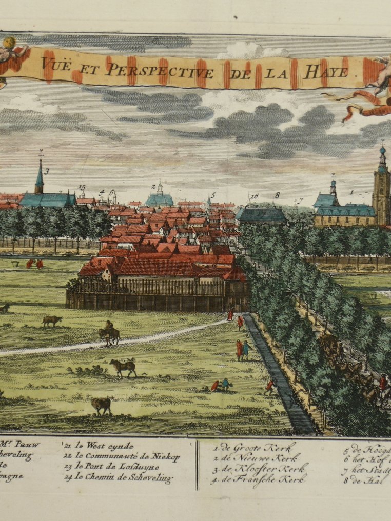 Netherlands - Den Haag; A. vander Laan / Anna beek - Vuë et Perspective de la Haye - 1681-1700 #3.2
