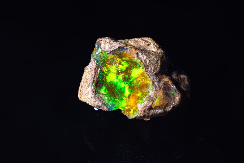 Magnificent Raw Opal Landscape 25.28 carats - NO RESERVE PRICE - Height: 26 mm - Width: 17 mm- 5.06 g - (1) #1.0