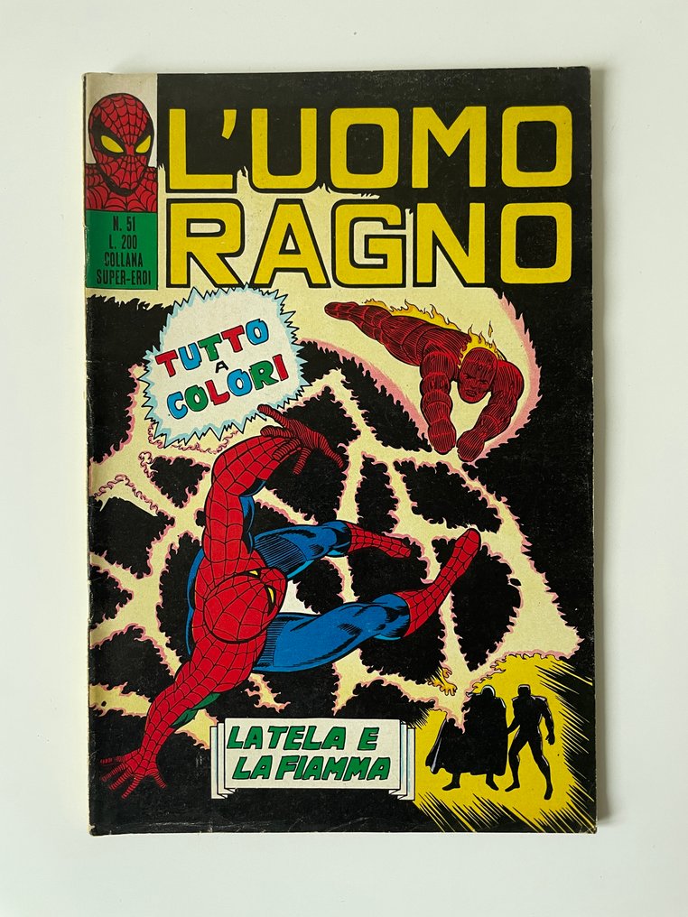 Uomo Ragno nn. 51/60 - sequenza completa - Editoriale Corno - 10 Comic - Πρώτη έκδοση - 1972 #1.0