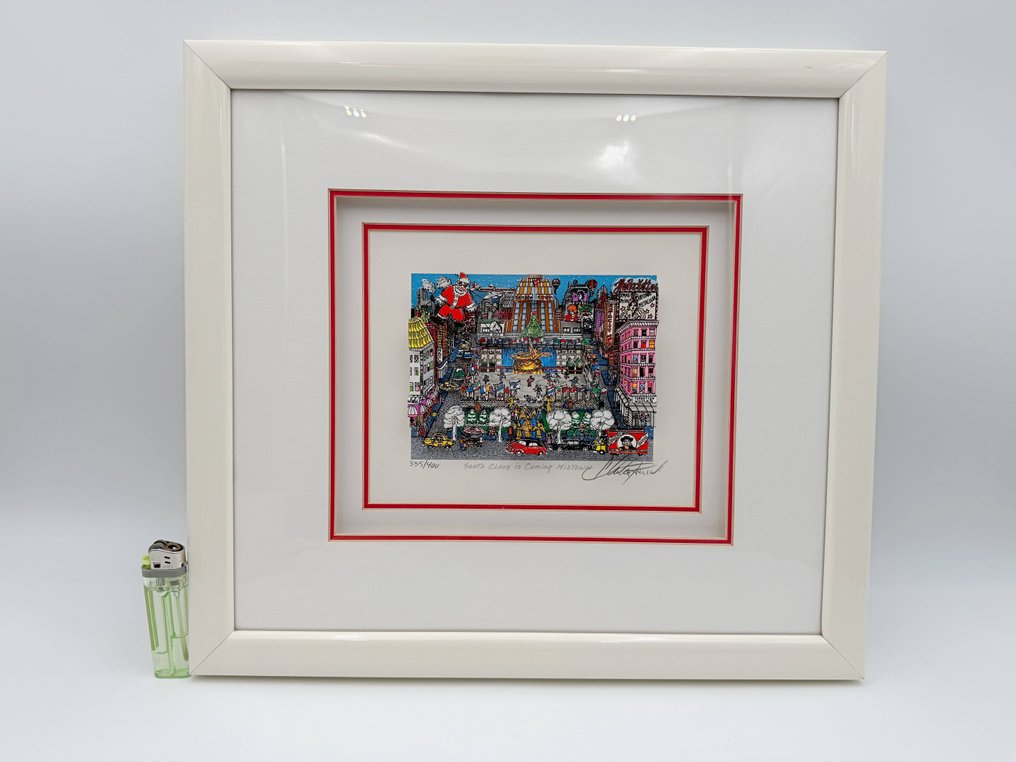 Charles Fazzino (1955) - SANTA CLAUS is Coming Midown #1.0