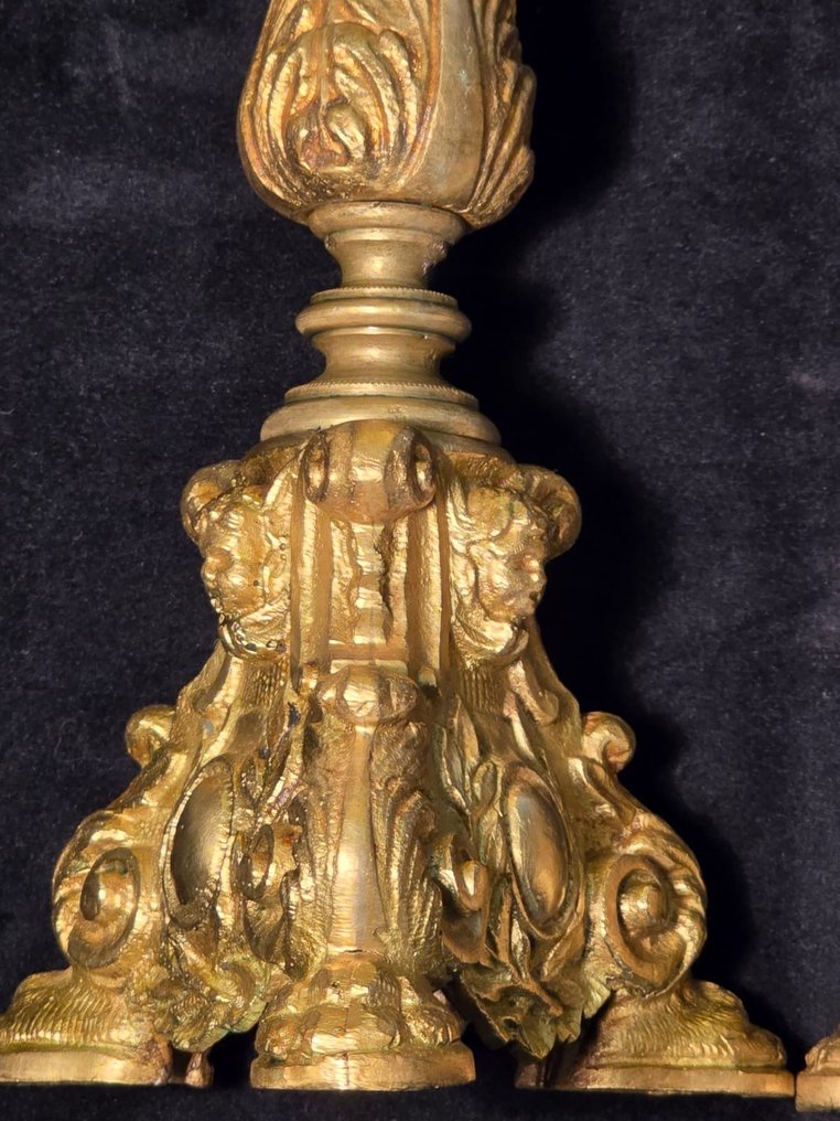 烛台 (2) - 镀金青铜 - 镀金铜烛台 #3.2