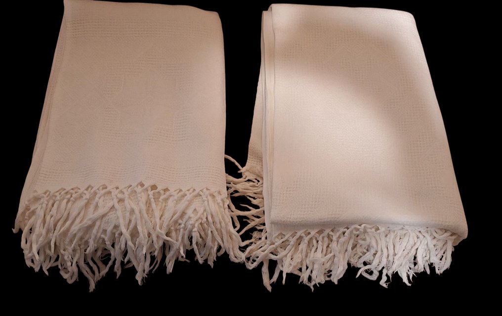 Bedspread (2)  - 180 cm - 140 cm - Pair, handmade #1.0