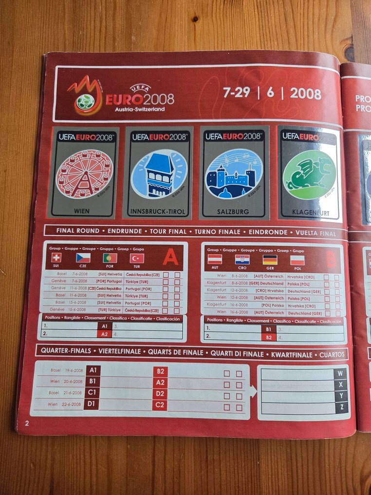 Panini Euro 2008 - 1 Komplettes Album - Excellent (EX) #4.3