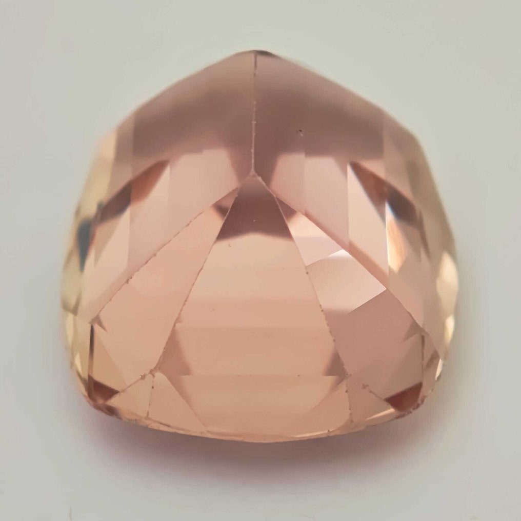 Zonder Minimumprijs Spodumeen - 52.11 ct - Antwerp Laboratory for Gemstone Testing (ALGT) - Intense Roze / Geel #4.3