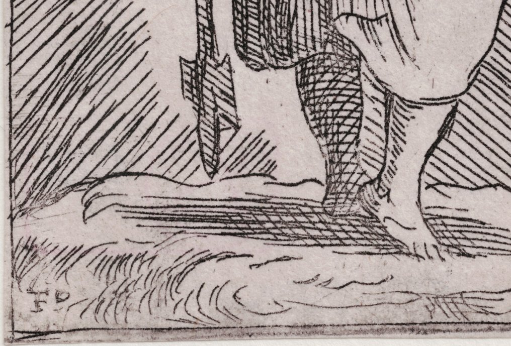 Master F.P. (active early 16th C.), Parmigiannimo (1503-1540) - Saint Peter #3.2