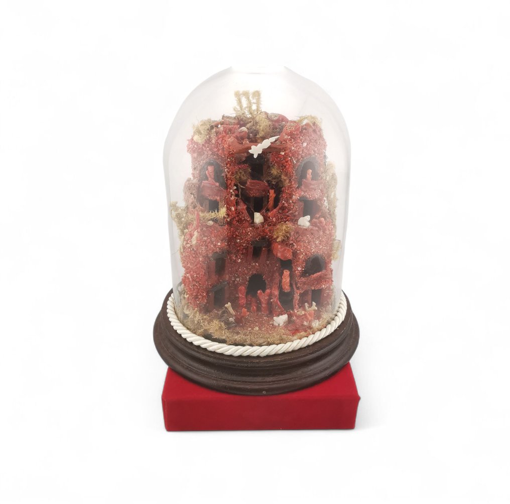 耶稣诞生图 - 木, 玻璃 - 意大利手工艺 #1.0