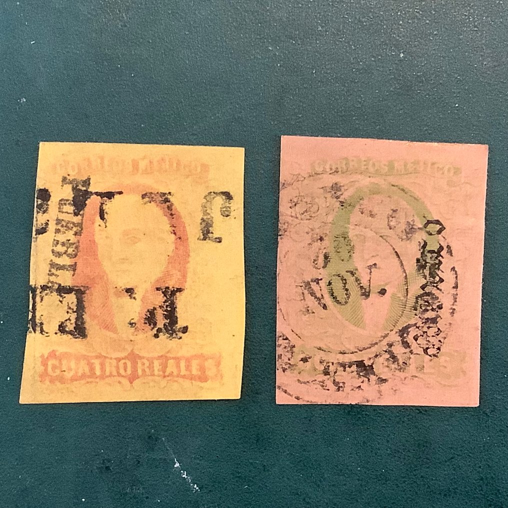 墨西哥 1861 - 4 和 8 Reales - Michel 9/10 I #1.0