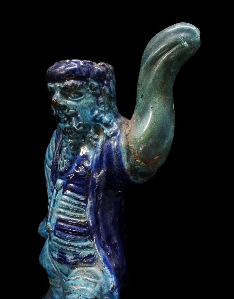 Αρχαία Κινέζικη Βελουδένιο - Κεραμική Fahua - Αθανατος - Δυναστεία Ming (1368-1644)  (χωρίς τιμή ασφαλείας) #4.3