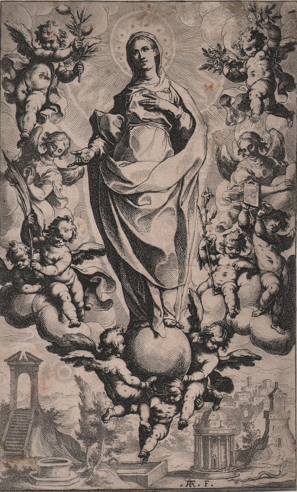 Raffaello Schiaminossi ( 1572 - 1622) - Glory of the Virgin #1.0