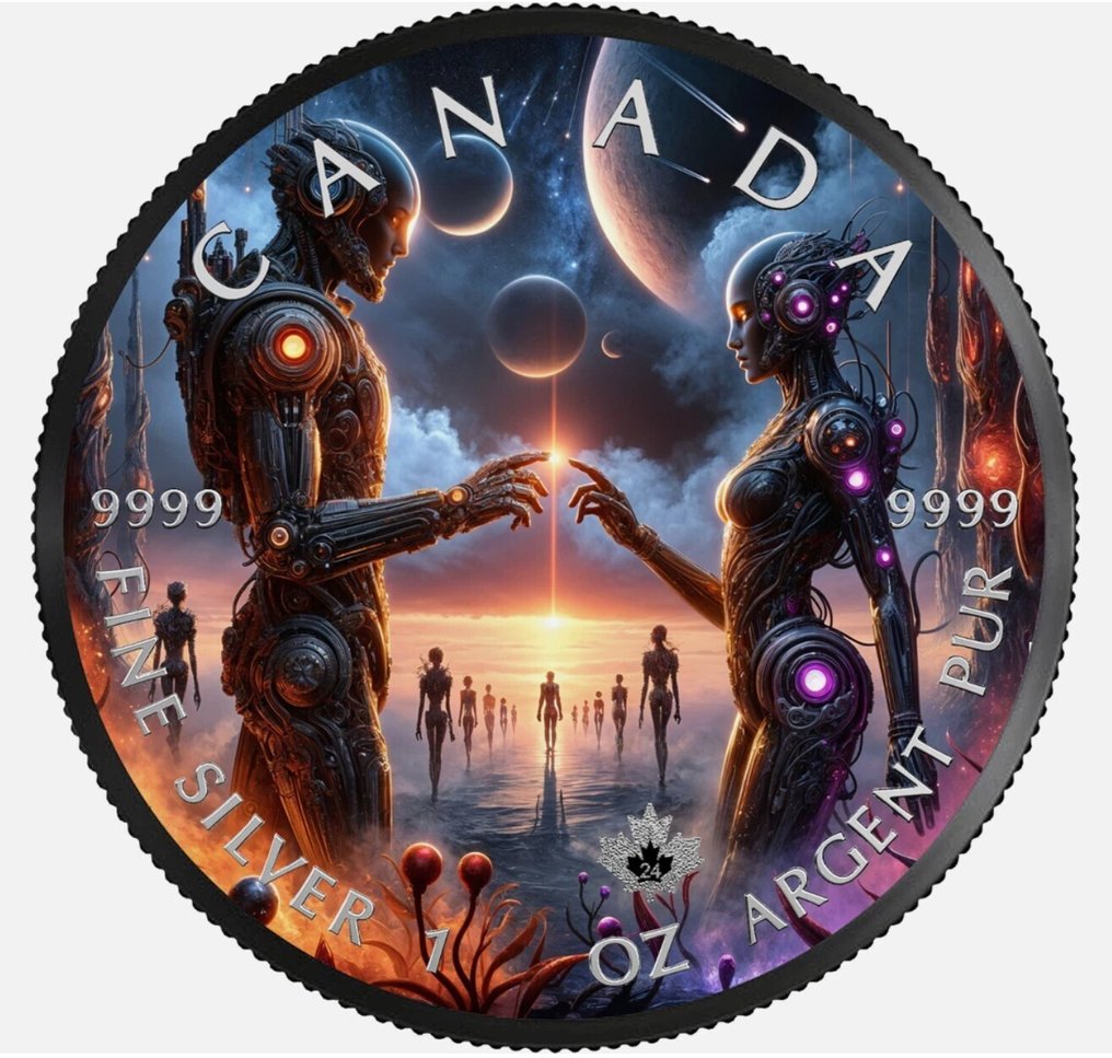 加拿大. 5 Dollars 2024 Astronauts, 1 Oz (.999) #1.0