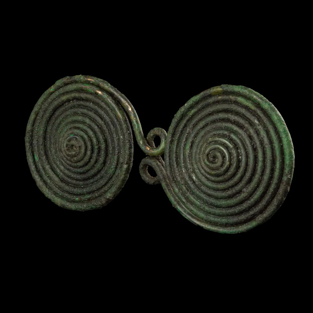 Bronzezeit Doppelschneckenbrosche / Fibula #1.0