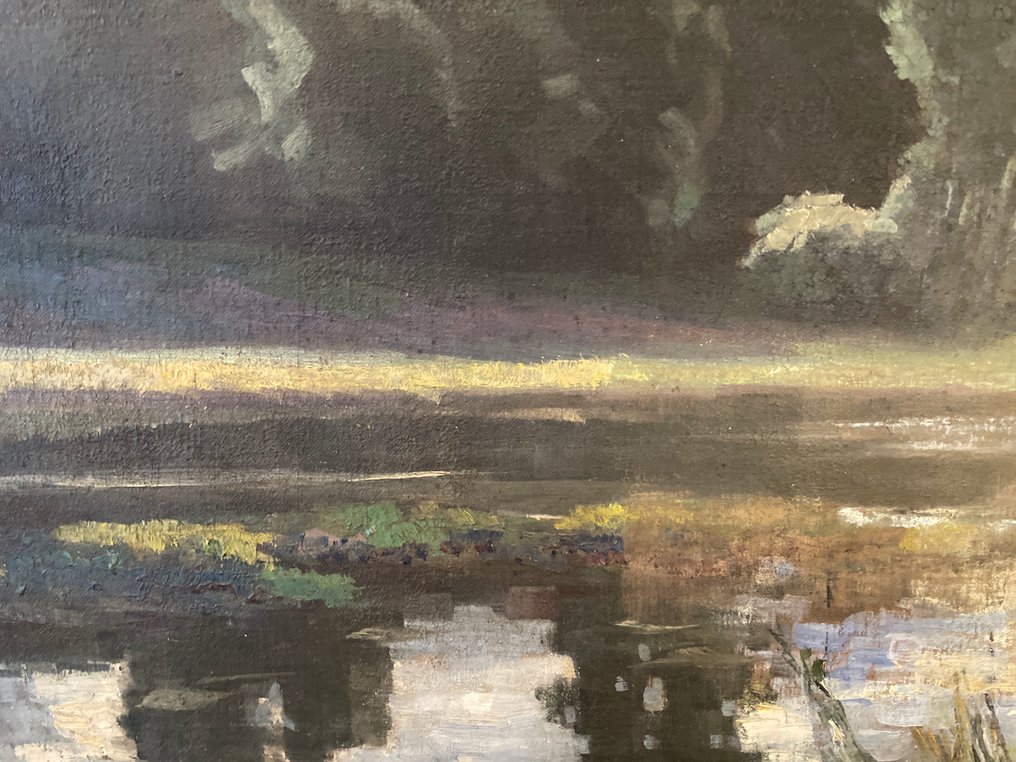 Piet Mondriaan (1872-1944) (attributed) - Bos met Ven #3.2