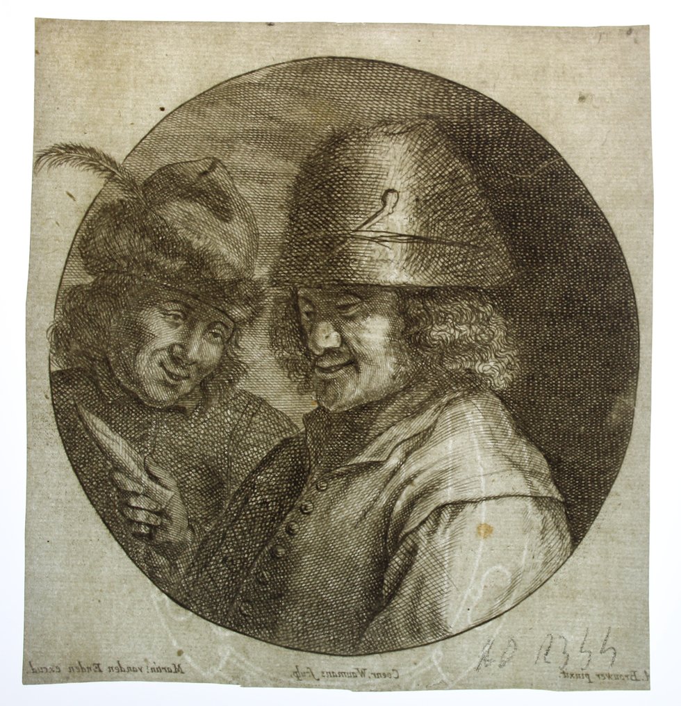 Conraad Woumans (1619-1675), Adriaen Brouwer (1605-1638) - Singing peasants #3.2