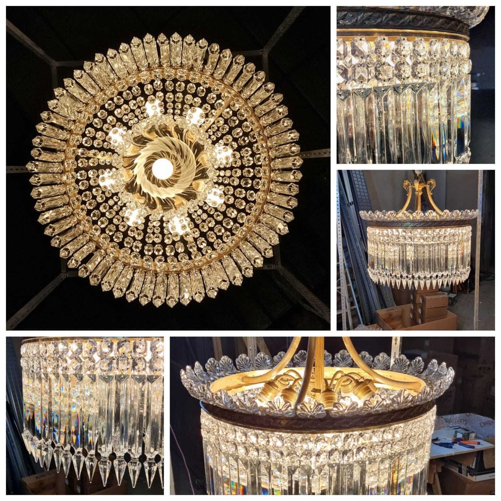 Baccarat - Πολυέλαιος - L1256 - Κρύσταλλο, Μπρούντζος - Lustre Crinoline, 9 λάμπες #2.1