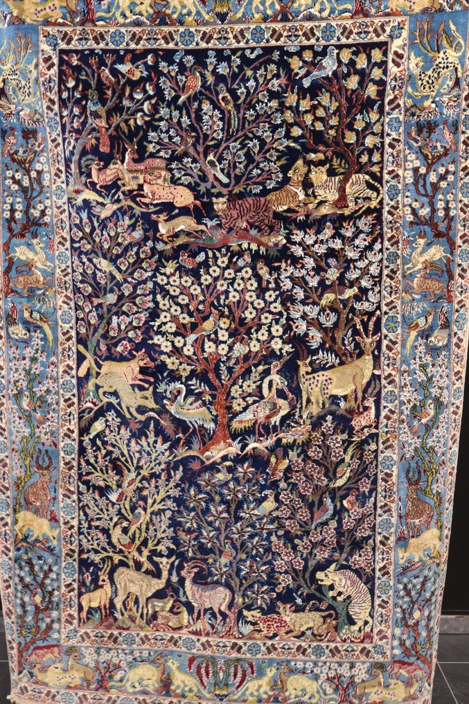 Ισφαχάν με μετάξι - Χαλί - 171 cm - 110 cm #1.0