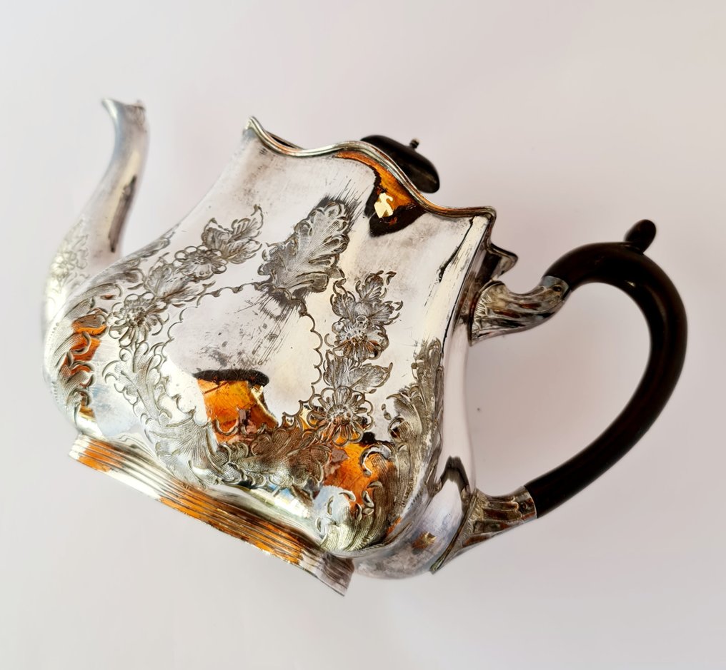 Breakfast set - Elegant Silver-Plated Victorian Breakfast Set - Silverplated #3.2