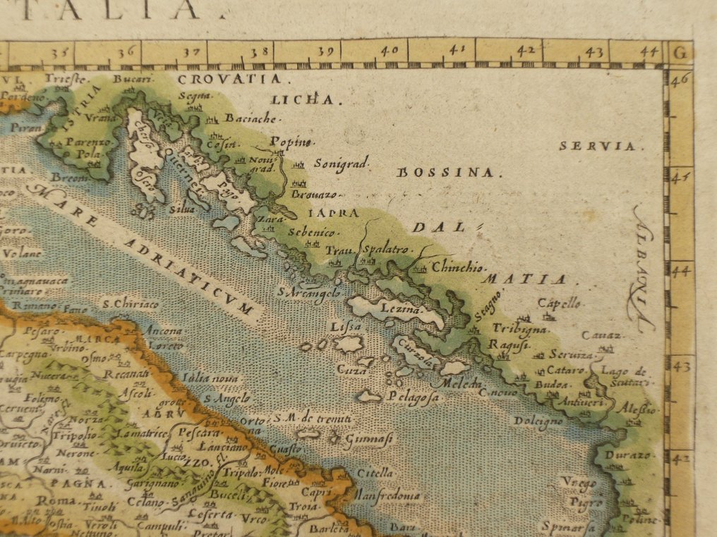 Italy - Sardegna / Sicilia / Corsica; J.A. Magini - Italia - 1597 #3.2