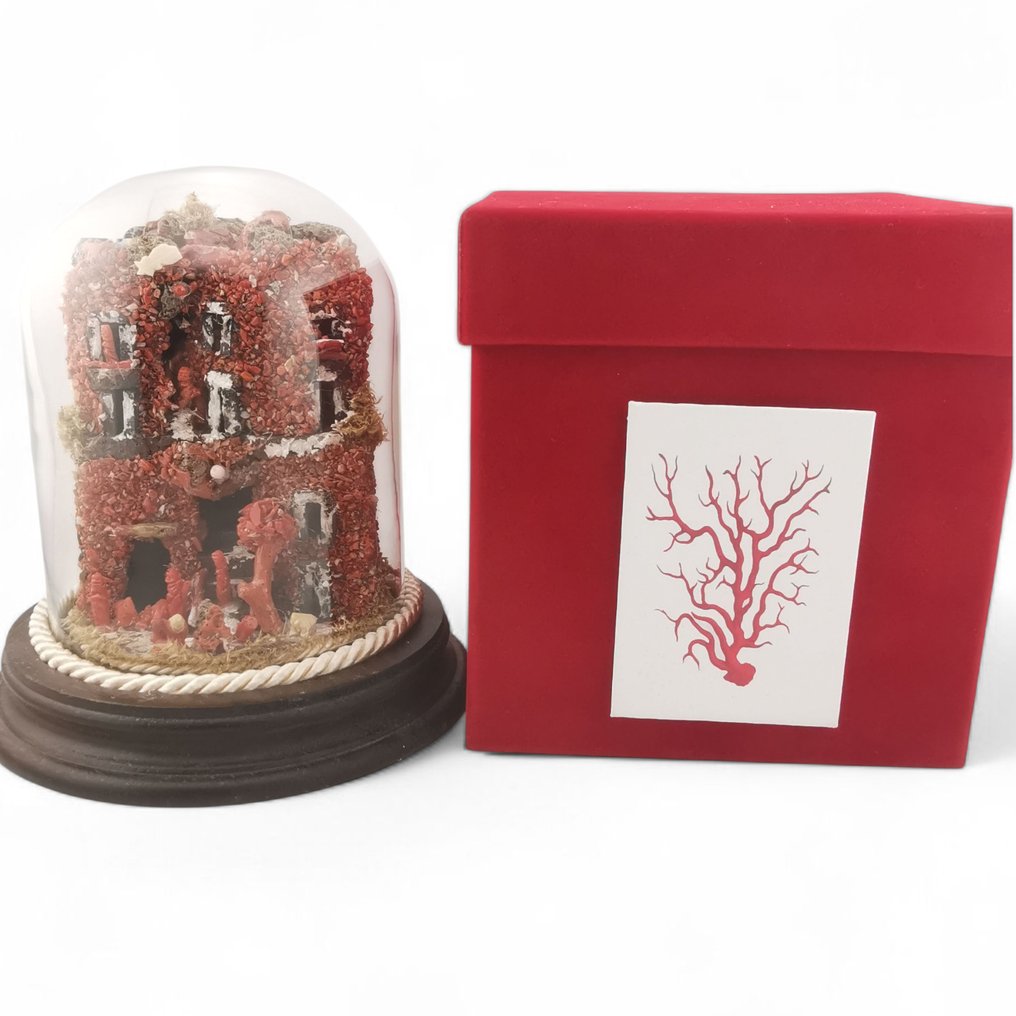 耶稣诞生图 - 木, 玻璃 - 珊瑚手工艺 #1.0