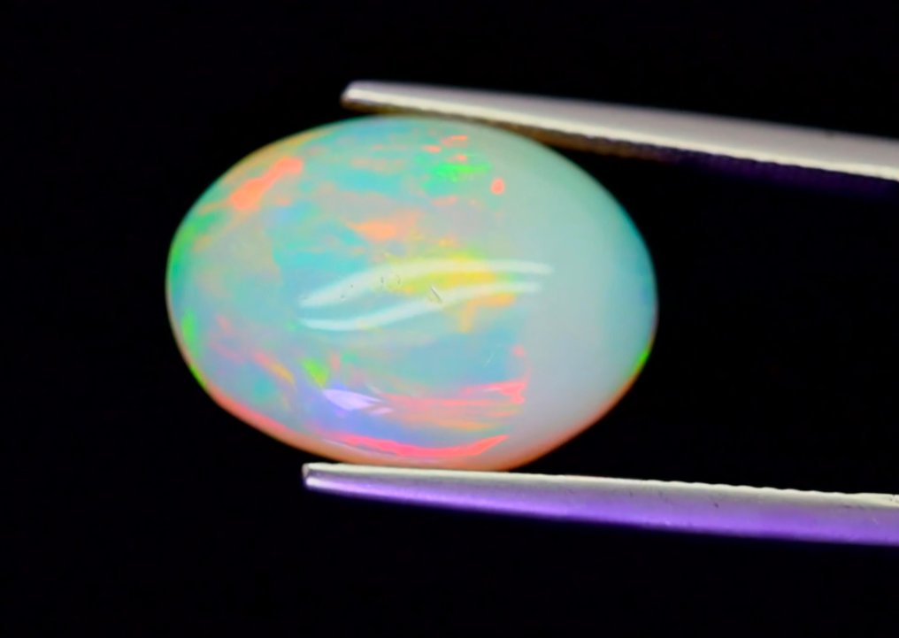 Opale Welo 级别 AAA +++ 8.95 克拉 磨光 - 高度: 19 mm - 闊度: 14 mm- 1.79 g - (1) #3.2