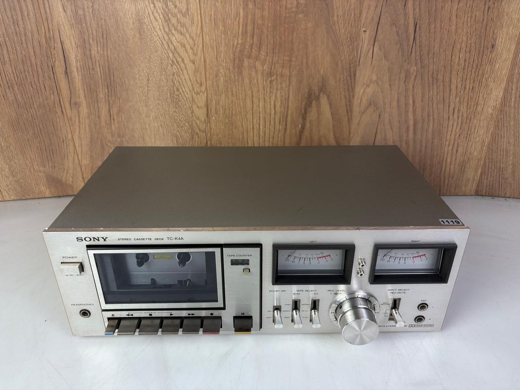 Sony - TC-K4A Audio-cassette deck #3.2