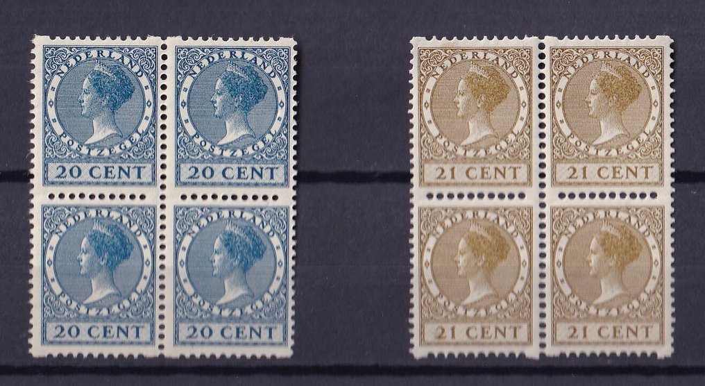 Netherlands 1930 - 5 blocks roll standing #1.0