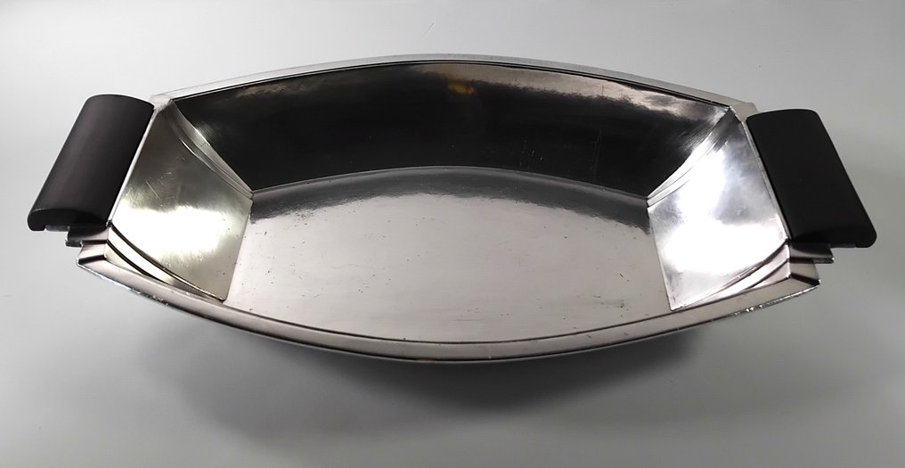 Christofle, Gallia - Cesto per pane - Placcato argento, Ebano de Macassar #2.1