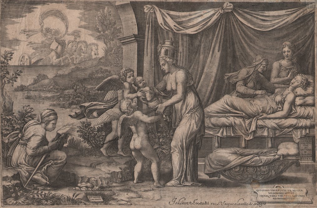 Giorgio Ghisi (1520 — 15 December 1582) - Allegory of Nativity #1.0