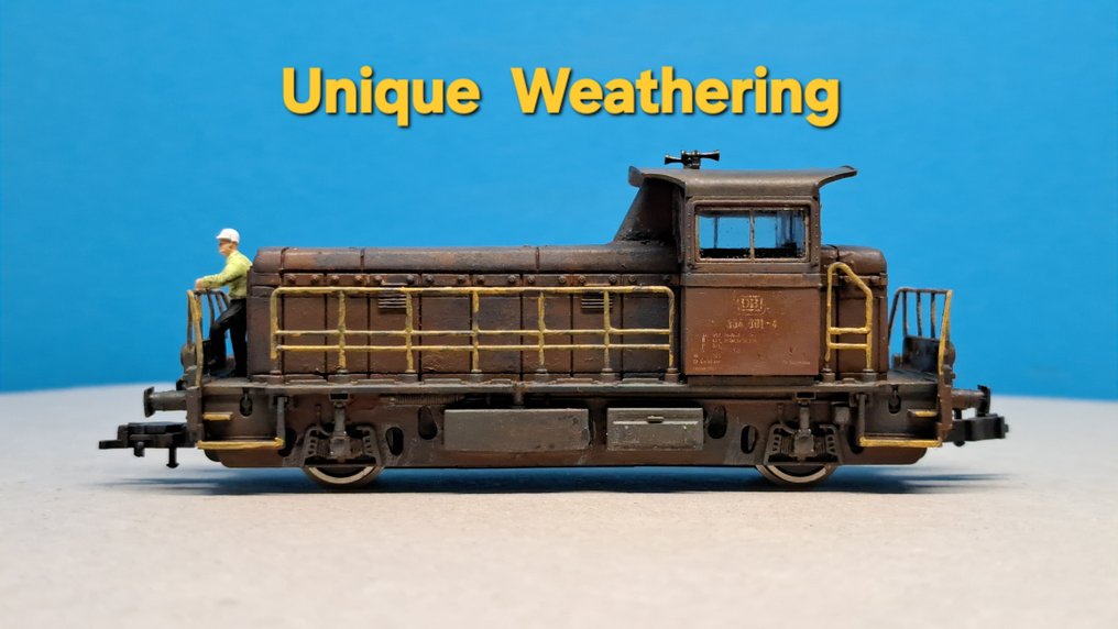 Roco H0轨 - 柴油内燃机车 (1) - 工作机车3（风化版） - DB #3.2