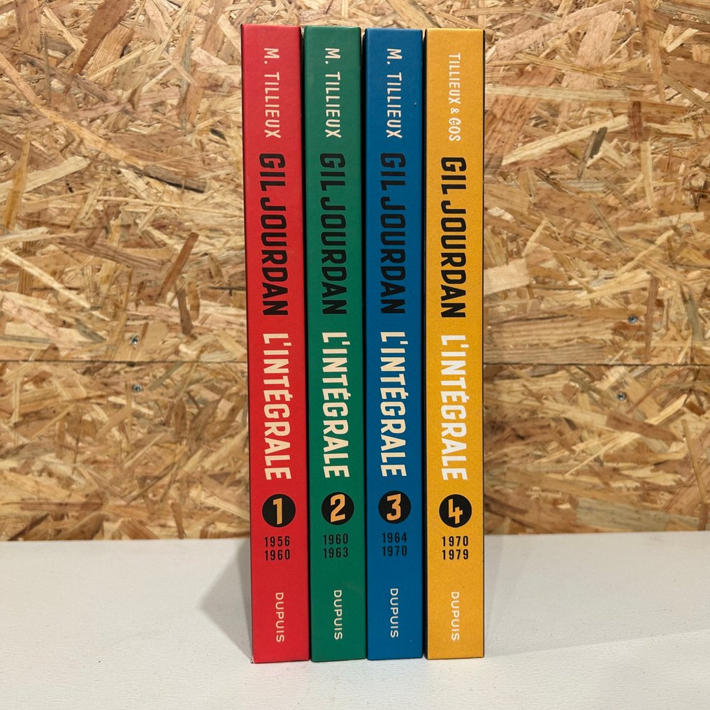 Gil Jourdan - Intégrale T1 à T4 - Série complète - 4x C - 4 Album - 第一版 - 2009/2010 #1.0