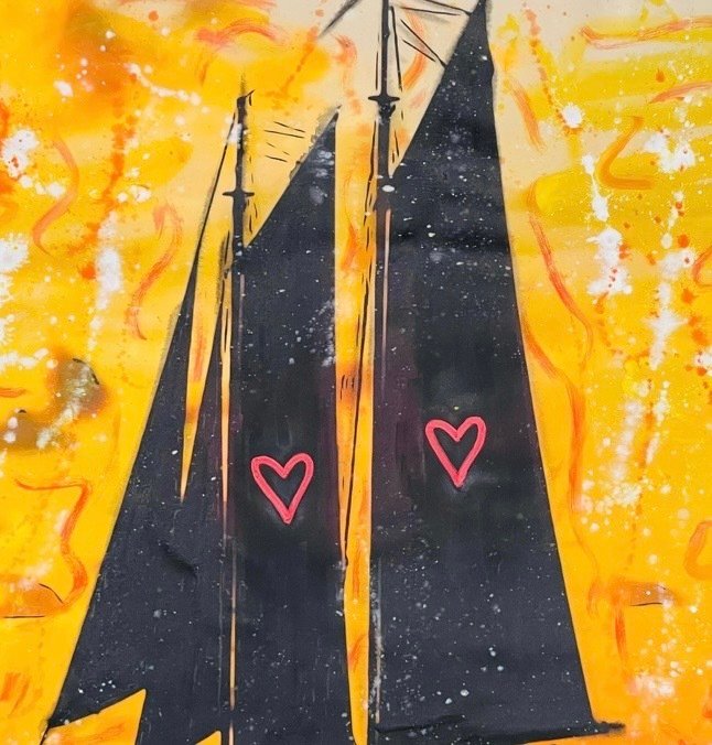 Joaquim Falcò (1958) - Sailboat at Sunset #3.2