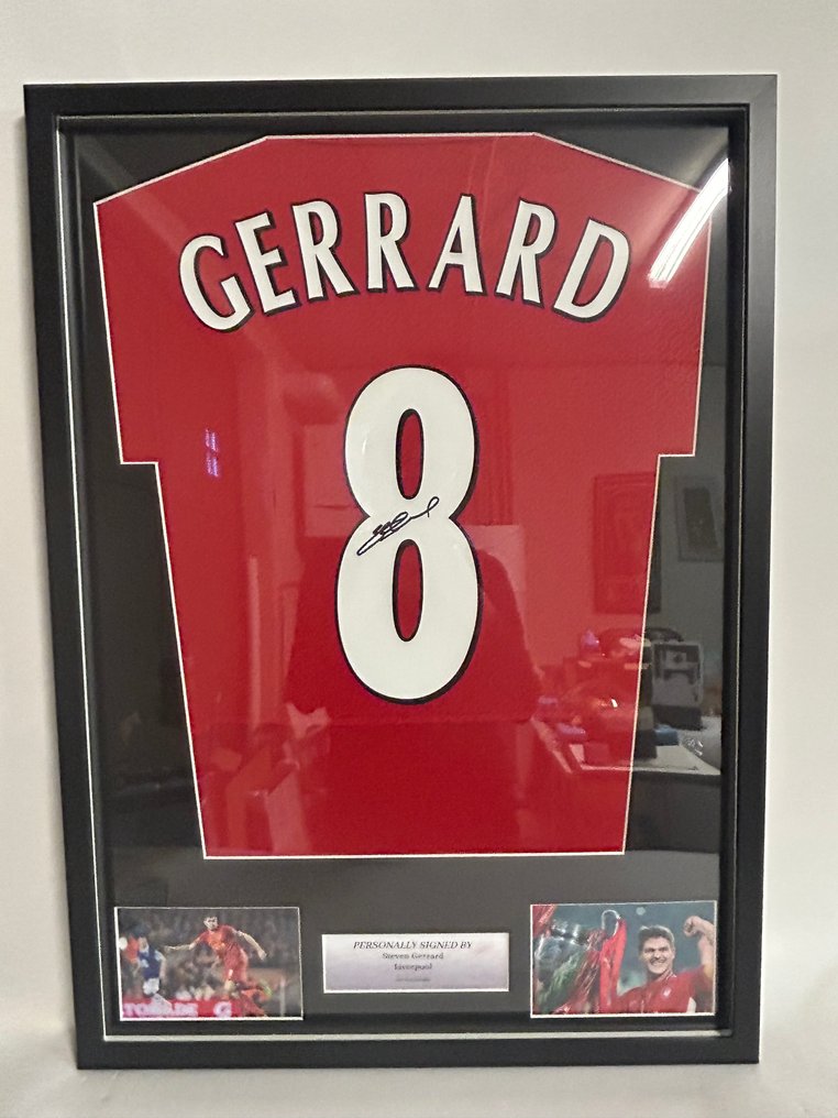 Liverpool - 欧洲足球锦标赛 - Steven Gerrard - 足球衫 #1.0