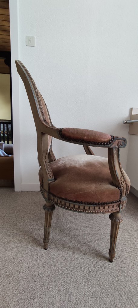 Fauteuil en cabriolet (2) - 木 - 拿破仑三世扶手椅 #4.3