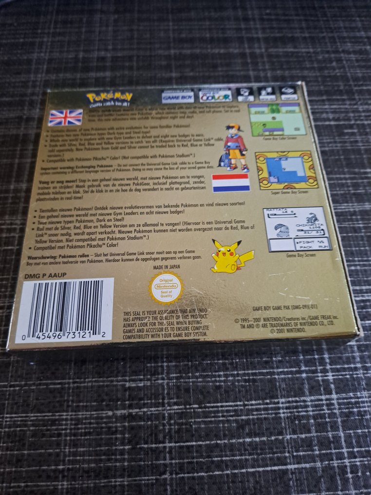 Nintendo - Gameboy Color - Pokémon Gold Version - Videospil - I original æske #3.2