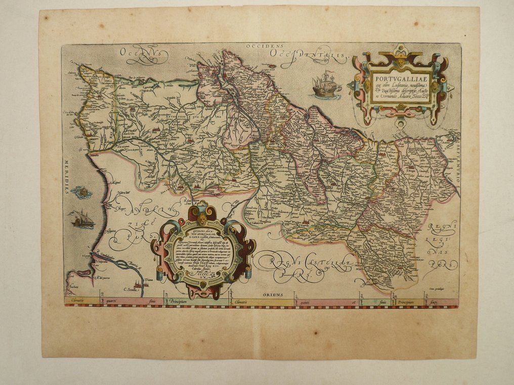 Portugal - Algarve; Abraham Ortelius - Portugalliae - 1581-1600 #1.0