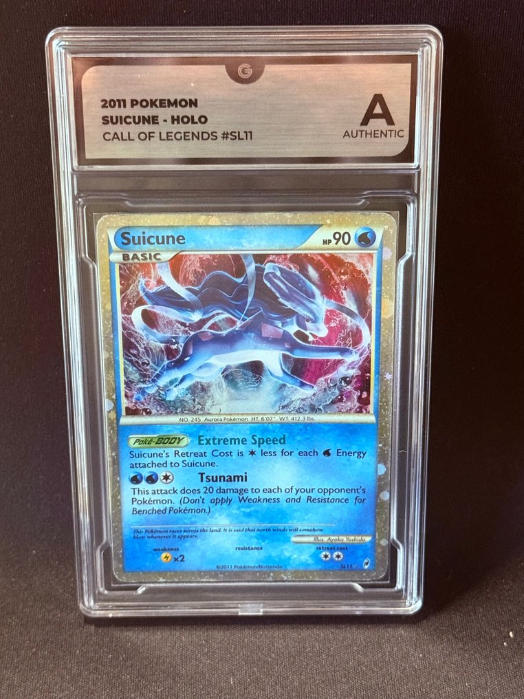 Pokémon - 1 Graded card - Suicune SL11 Holo - GG - Various sets #1.0
