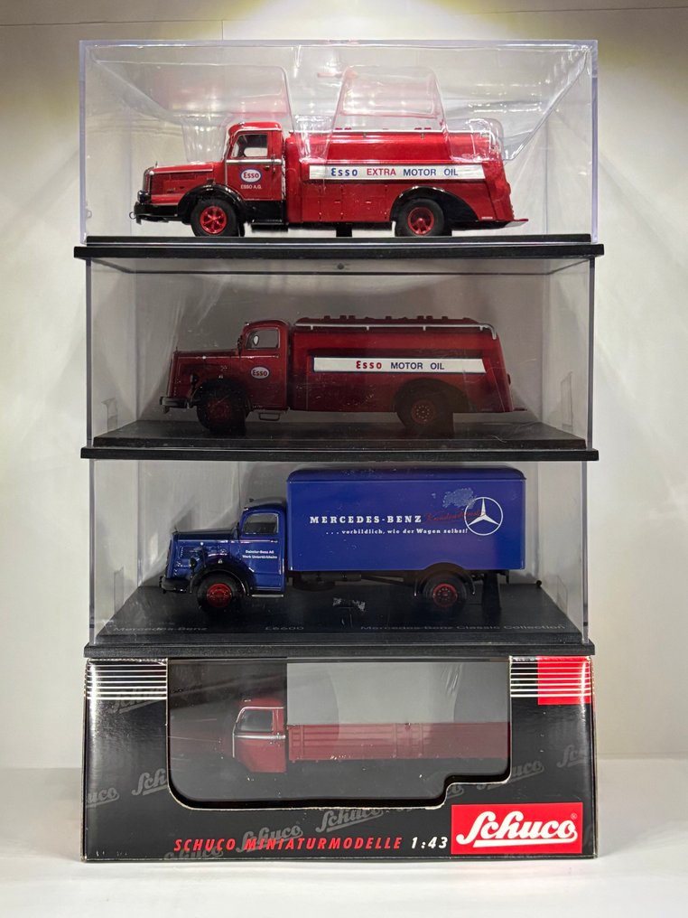 Schuco 1:43 - Modell teherautó (4) - Mercedes-Benz L6600; Krupp-Titan SWL 80; Krupp-Titan #1.0