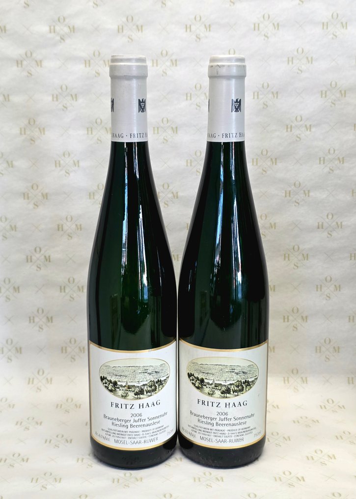 2006 Fritz Haag BA, Brauneberger Juffer Riesling - Μοζέλλας Beerenauslese - 2 Bottles (0.75L) #1.0
