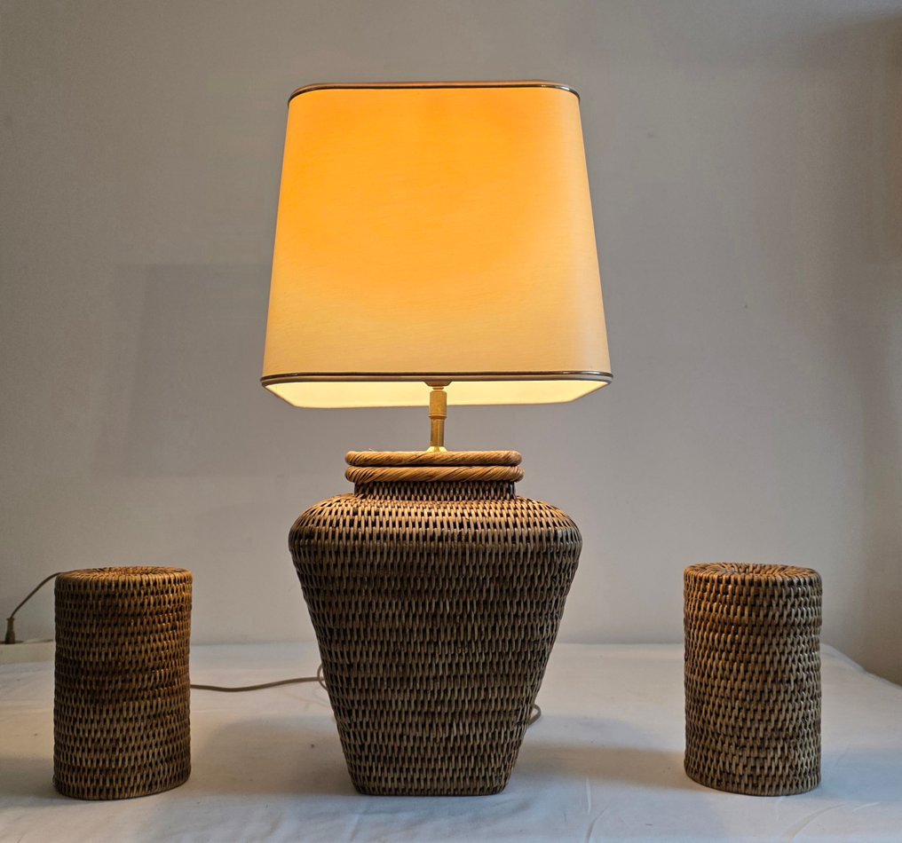 台灯 (3) - 藤 - 灯和烛台 #1.0