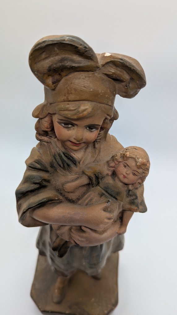Γλυπτό, Ma poupée - 35 cm - Terracotta #2.1