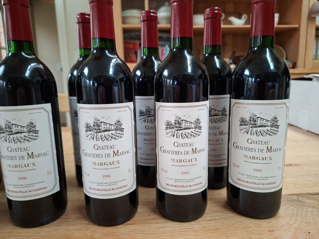 1996 Chateau Gravieres De Marsac - 瑪歌酒莊 - 12 瓶 (0.75L) #3.2