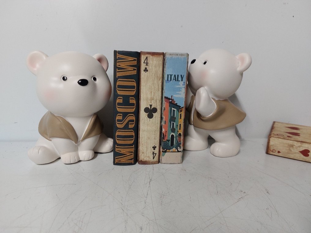 Statue, boekensteun - 15 cm - polyresin #1.0