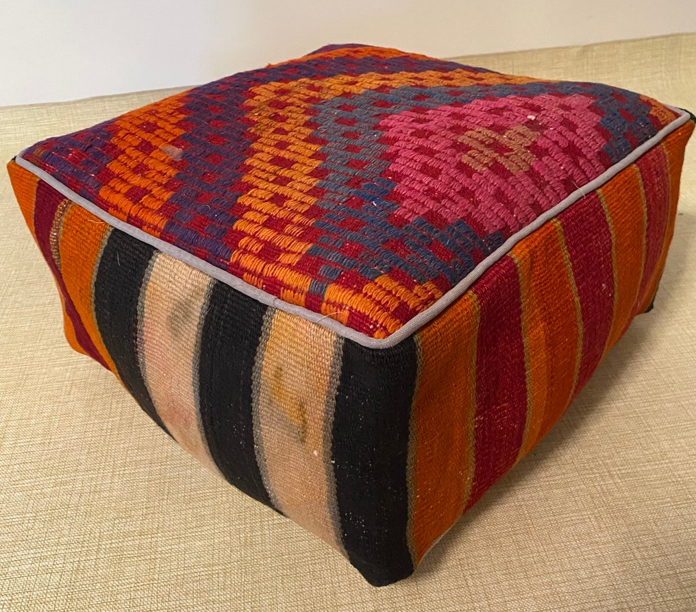 Kelim Poef - Kelim - 48 cm - 48 cm #4.3