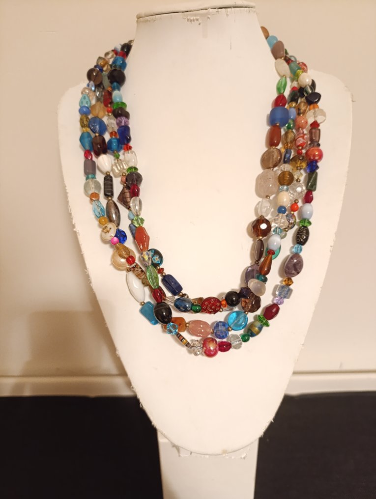 Vetro Murano 复古 - 頸鏈 - 70年代项链 #1.0